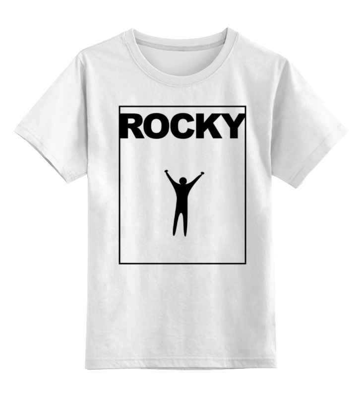 

Футболка детская Printio Rocky balboa цв. белый р. 104, Rocky balboa