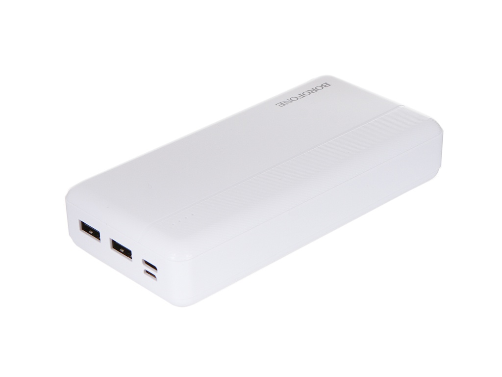 

Внешний аккумулятор Borofone Power Bank BJ24A 20000mAh White 6974443385144, BJ24A