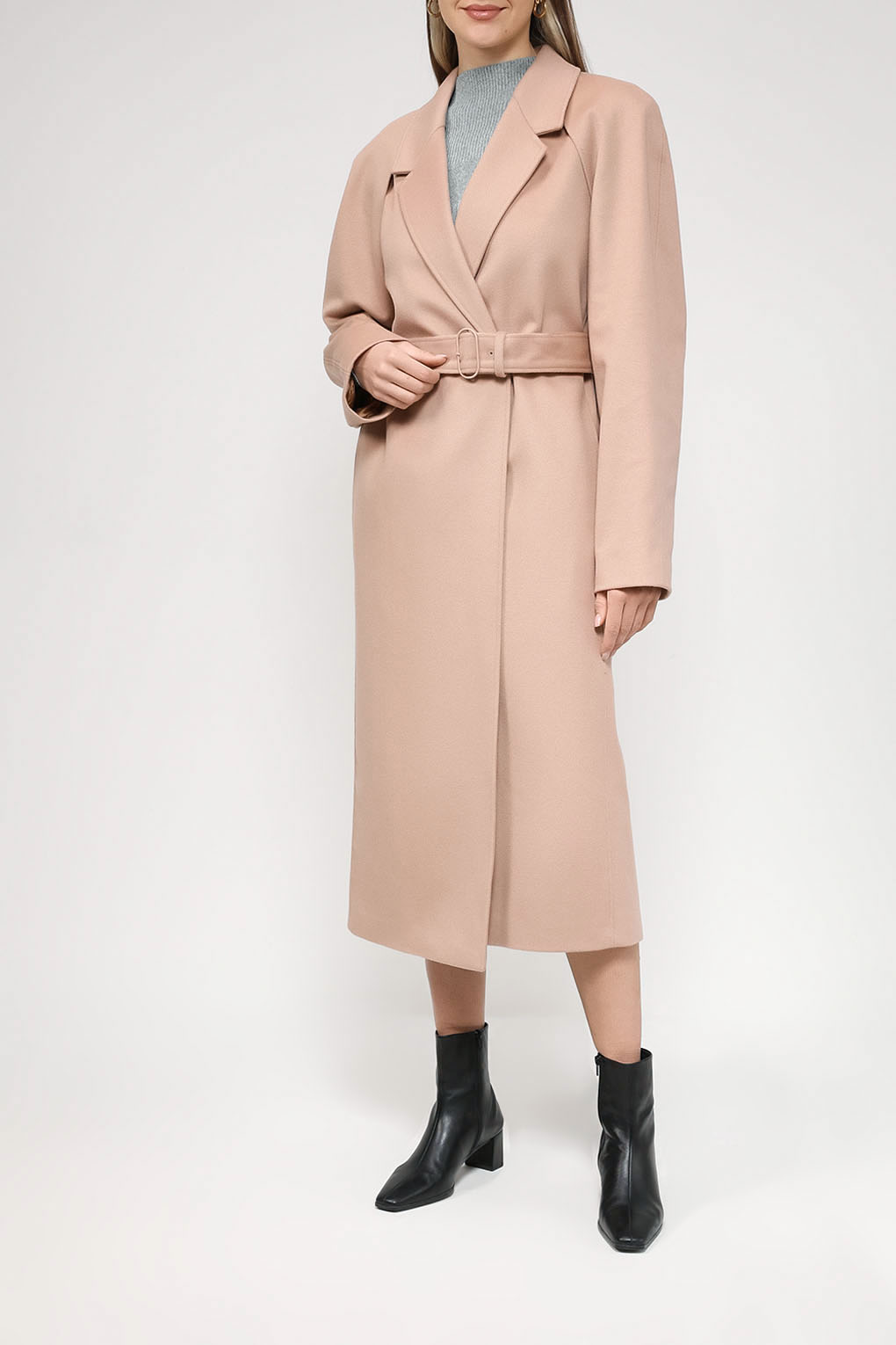 

Пальто женское Calvin Klein K20K205496 бежевое 38, Бежевый, K20K205496