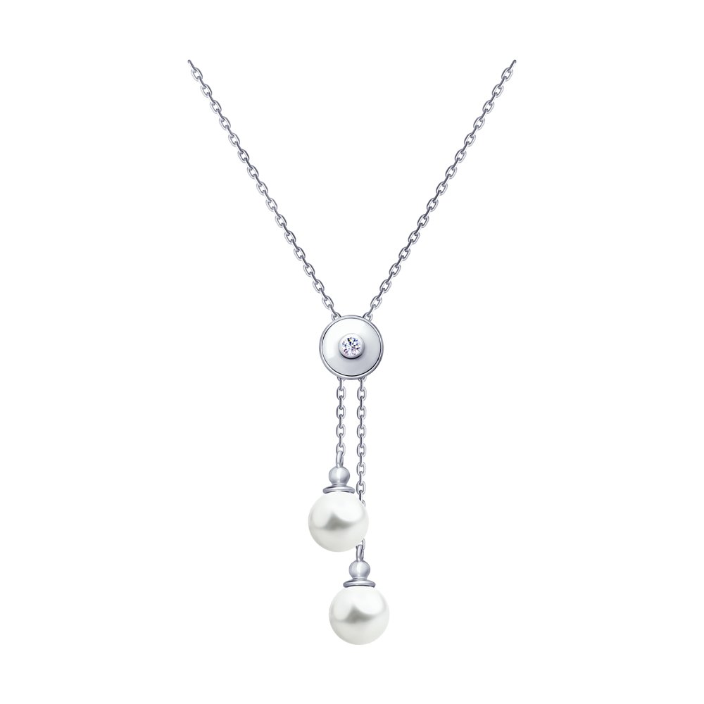

Колье из серебра с жемчугом 55 см SOKOLOV 94070164, 94070164