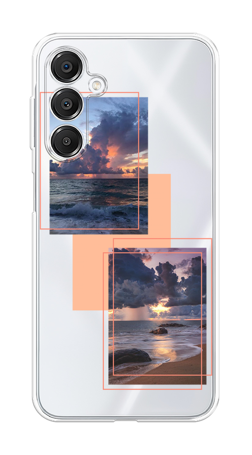 

Чехол на Samsung Galaxy A16 "Sky collage", Розовый;прозрачный;синий, 2110250-1