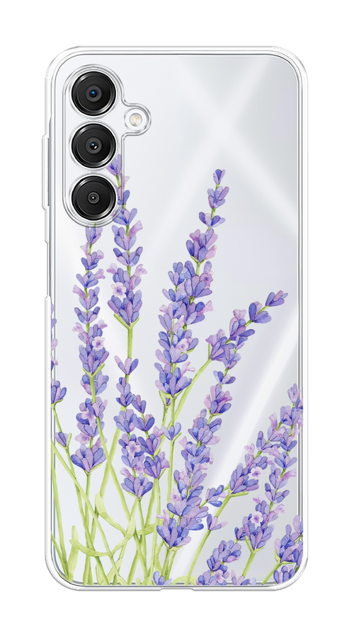 

Чехол на Samsung Galaxy A16 "Лавандовые стебли", Фиолетовый;зеленый, 2110250-1