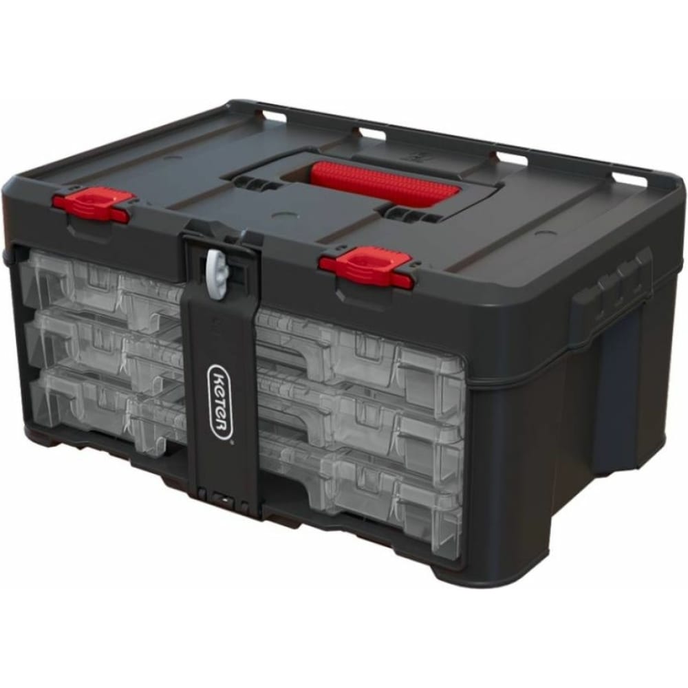 

Keter Ящик для инструментов Stack N 3 Set org.unit 17210831, Черный