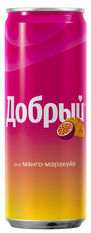 

Газированный напиток Добрый манго-маракуйя 250 мл