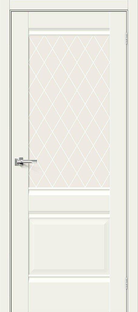 

Дверь Прима-3 White Mix White Сrystal Браво, Bravo 200*60