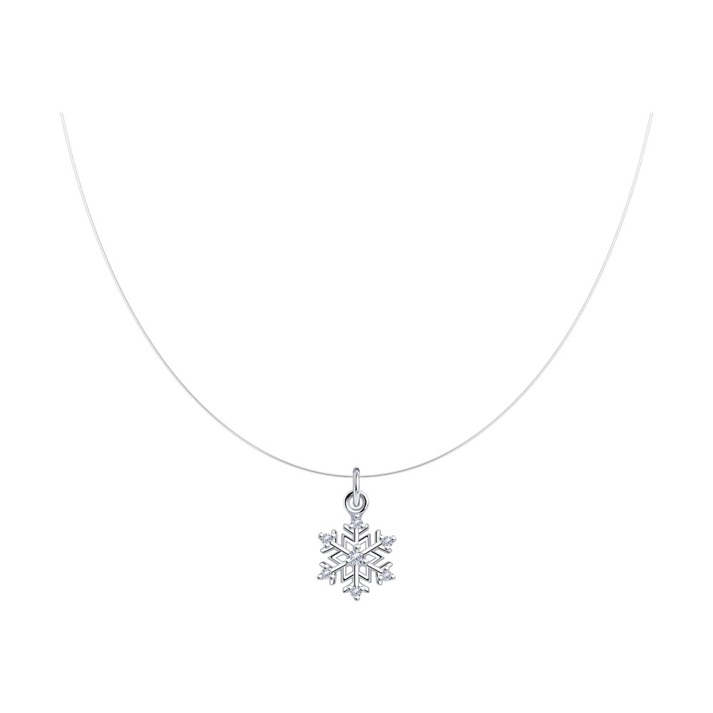 

Колье из серебра с фианитом 45 см SOKOLOV 94070565, 94070565