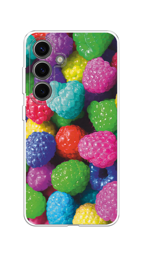 

Чехол на Samsung Galaxy S25 "Леденцовая малина", Фиолетовый;розовый;зеленый, 2110350-1