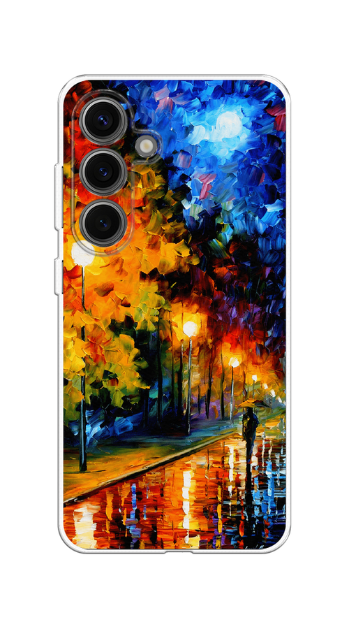 

Чехол на Samsung Galaxy S25 "Безлюдная улочка", Оранжевый;желтый;синий, 2110350-1