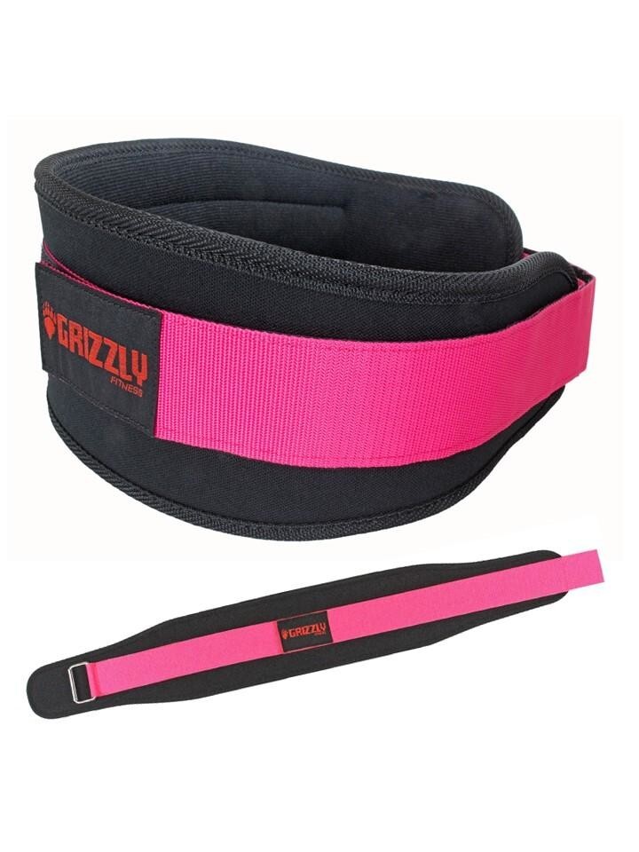 

Пояс атлетический Grizzly Soflex Nylon Pro Weight Training Belt S черный/розовый, Soflex Nylon Pro Weight Training Belt S