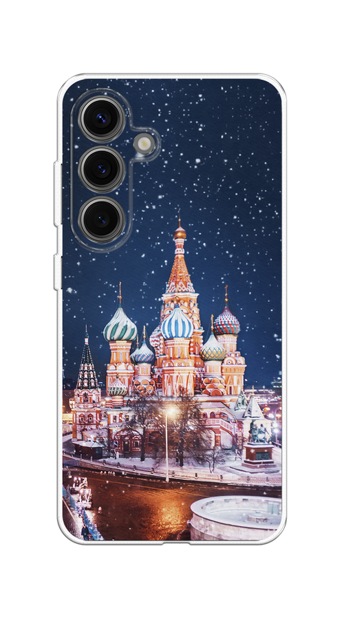 

Чехол на Samsung Galaxy S25 "Москва 1", Коричневый;синий;белый, 2110350-1