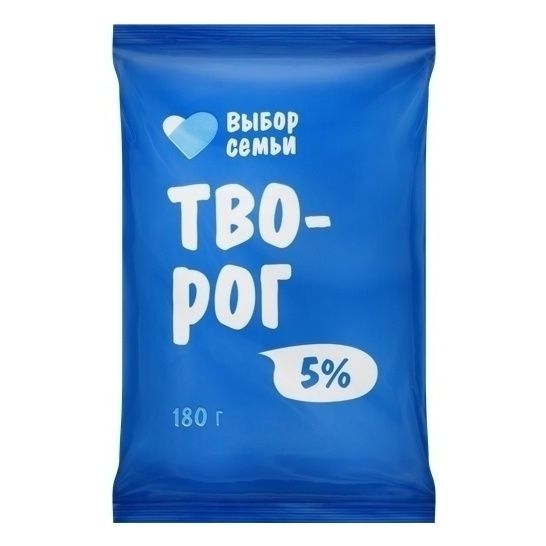 Творог Выбор Семьи 5% 180 г