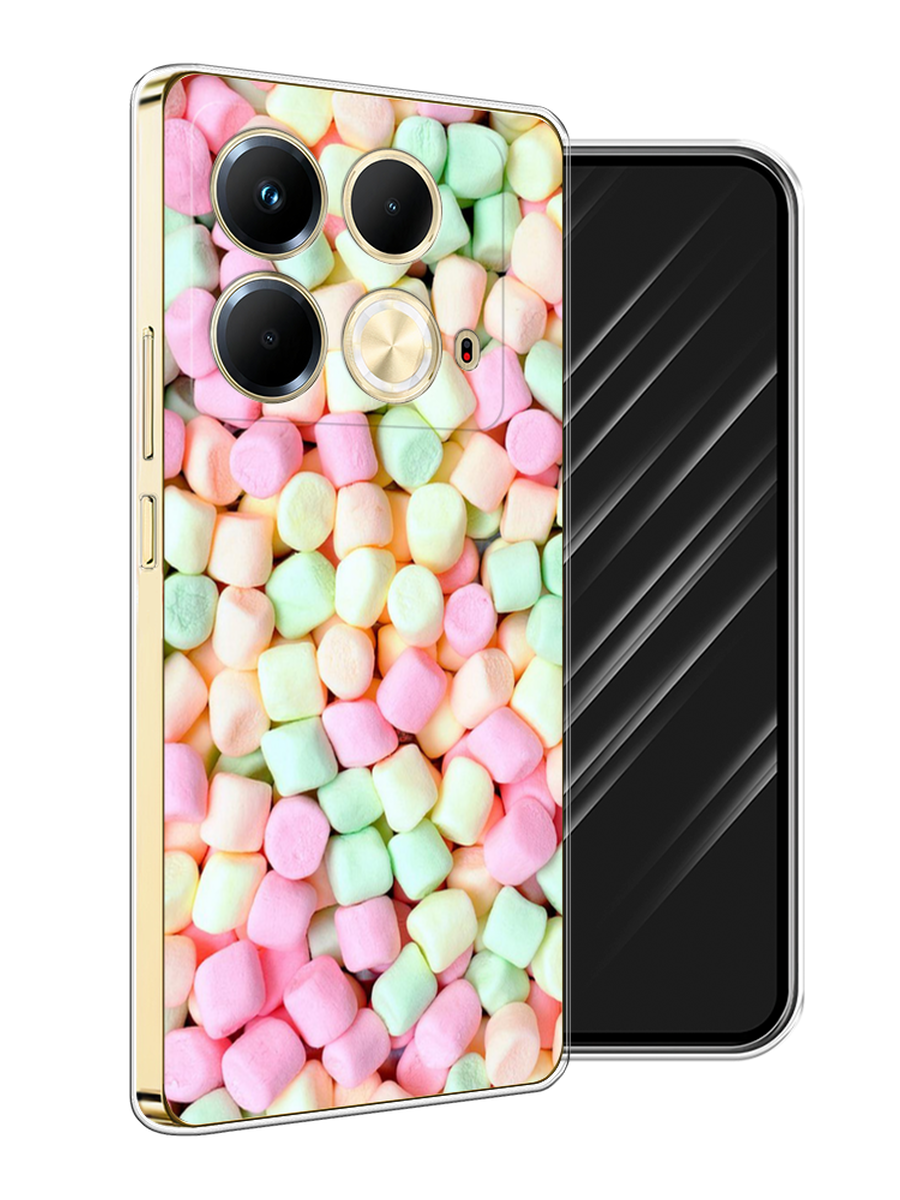 

Чехол Awog на Infinix Note 40 "Marshmallows", Зеленый;желтый;розовый, 3105850-1