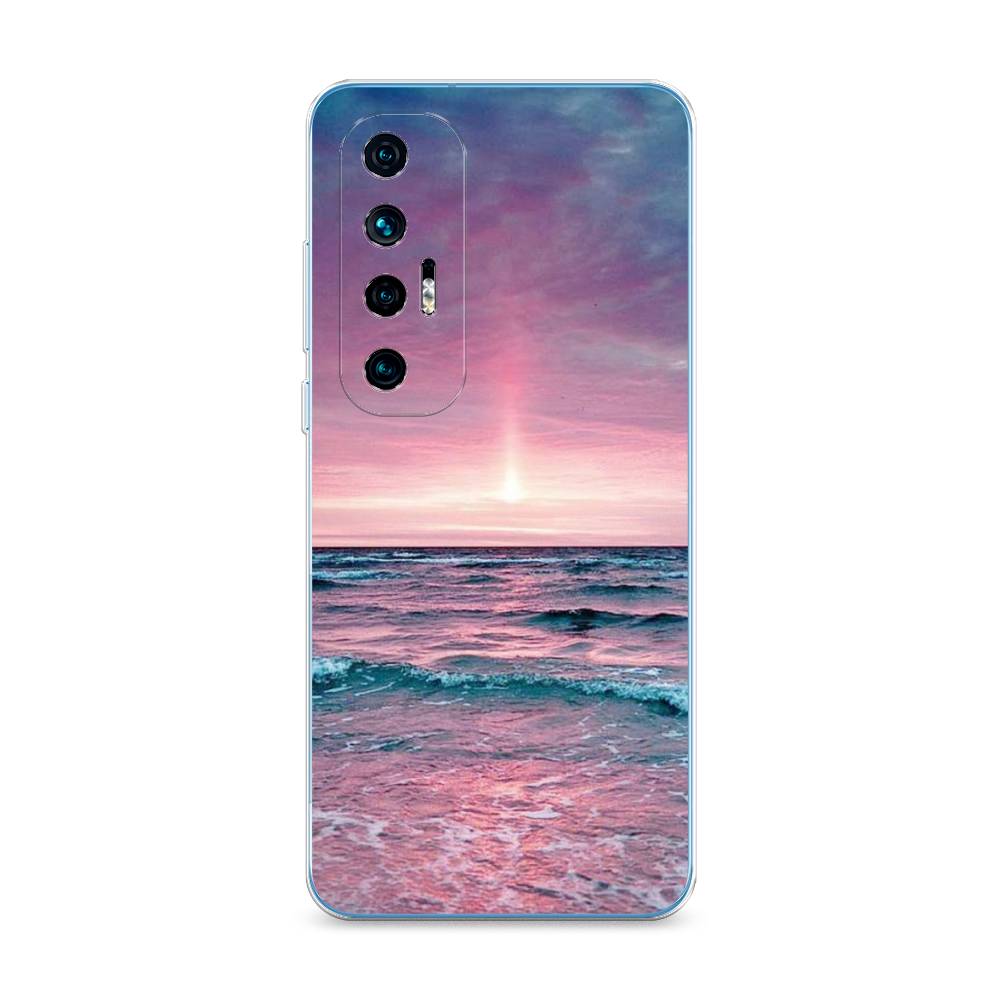 

Чехол на Xiaomi Mi 10S "Восход 3", Розовый;голубой, 310550-2