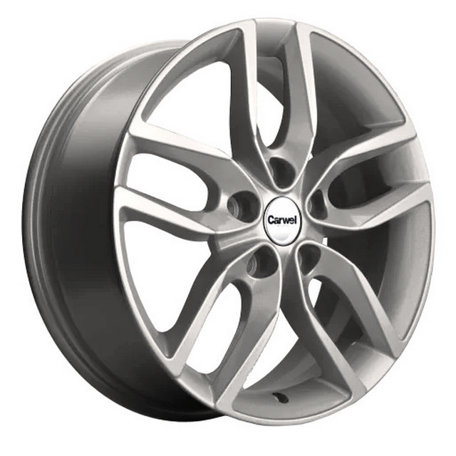 

Колесный диск Carwel Кутыр 1708 6.5x17/5x114.3 D64.1 ET40, Серебристый