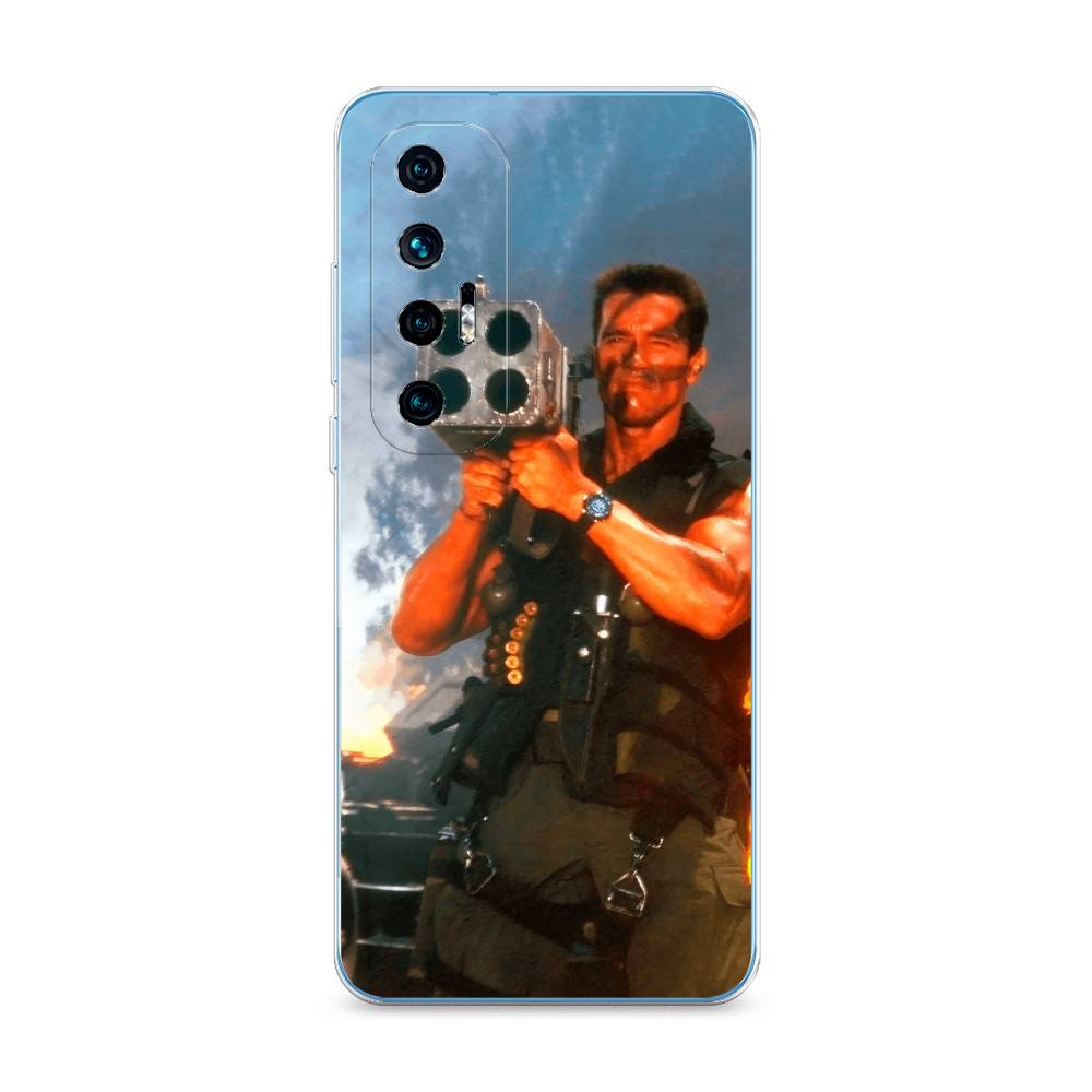 

Чехол на Xiaomi Mi 10S "Арнольд Шварцнеггер с базукой", Голубой;коричневый, 310550-6