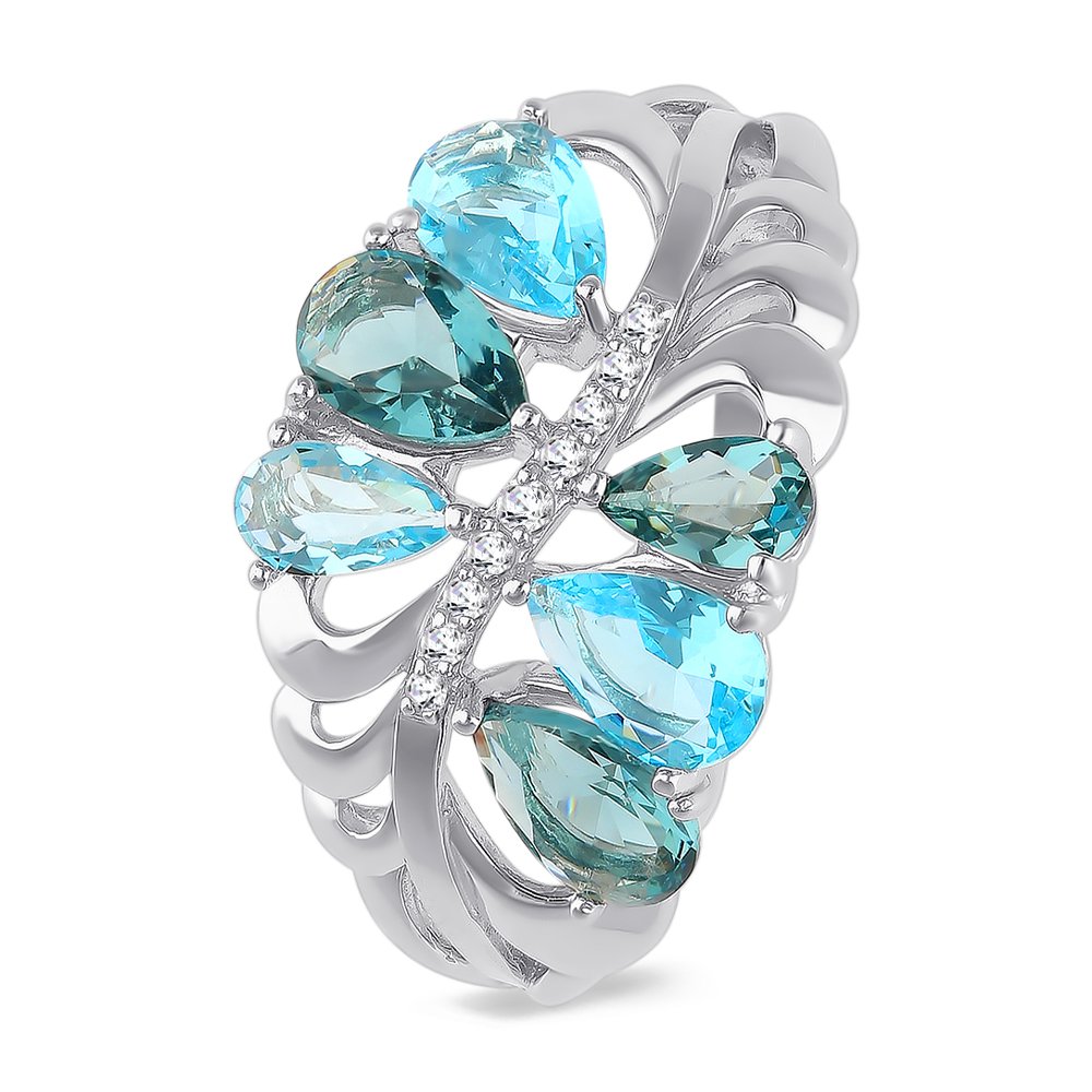 

Кольцо женское из серебра с ювелирным кристаллом, фианитом 585Gold 701009257, р. 17, 701009257