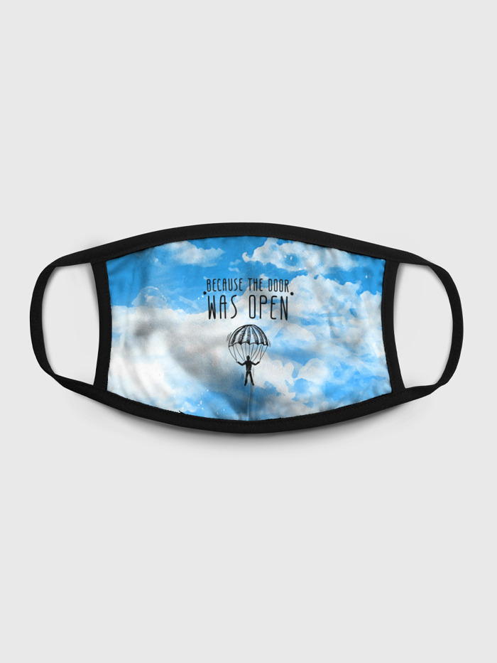 

Многоразовая маска унисекс Burnettie Skydive, Разноцветный, Skydive