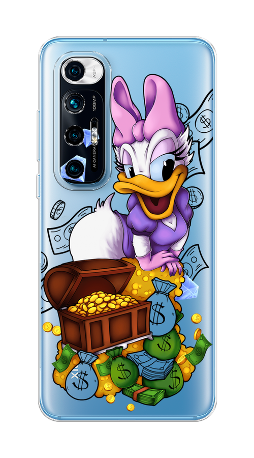 

Чехол на Xiaomi Mi 10S "Rich Daisy Duck", Коричневый;белый;фиолетовый, 310550-6