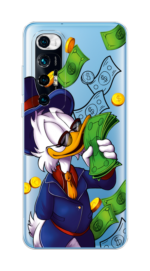 

Чехол на Xiaomi Mi 10S "Scrooge McDuck with Money", Синий;зеленый;белый, 310550-6