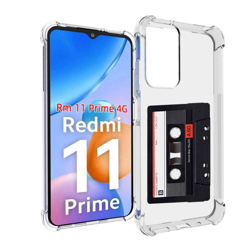 

Чехол MyPads касета для Xiaomi Redmi 11 Prime 4G, Прозрачный, Tocco