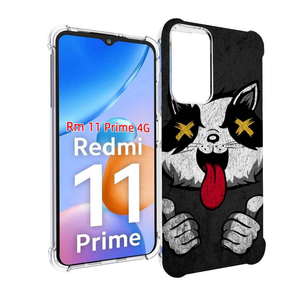 

Чехол MyPads классный зверек для Xiaomi Redmi 11 Prime 4G, Прозрачный, Tocco