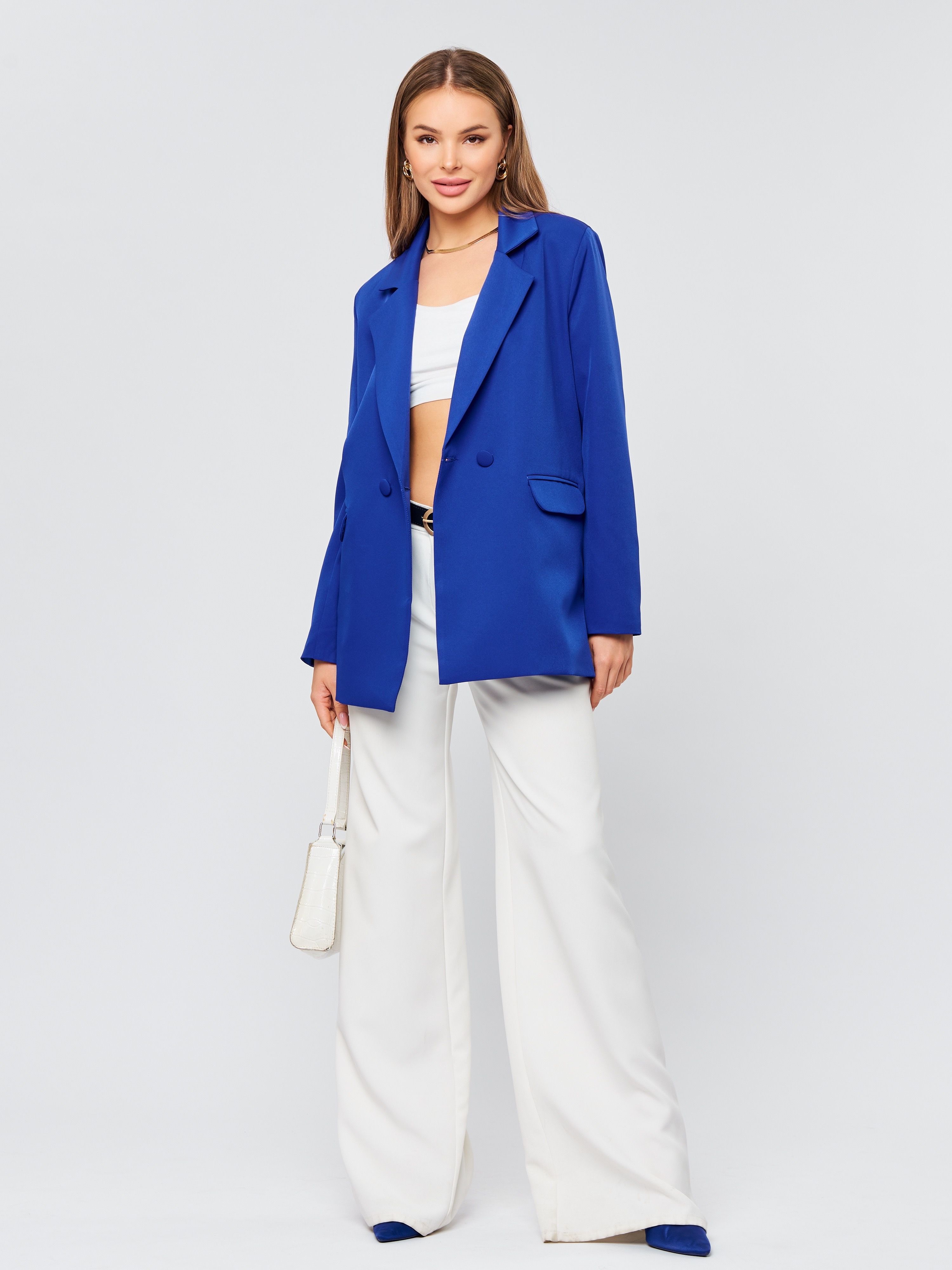 Блейзер женский Wellmarts blazer синий M