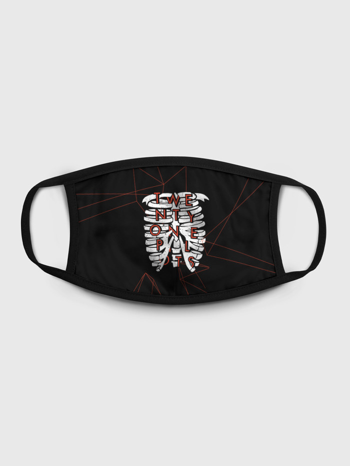 

Многоразовая маска унисекс Burnettie Twenty One Pilots Bones, Разноцветный, Twenty One Pilots Bones
