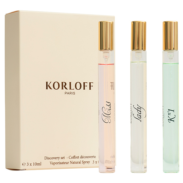 Подарочный набор Korloff Paris Set 10 мл+10 мл+10 мл