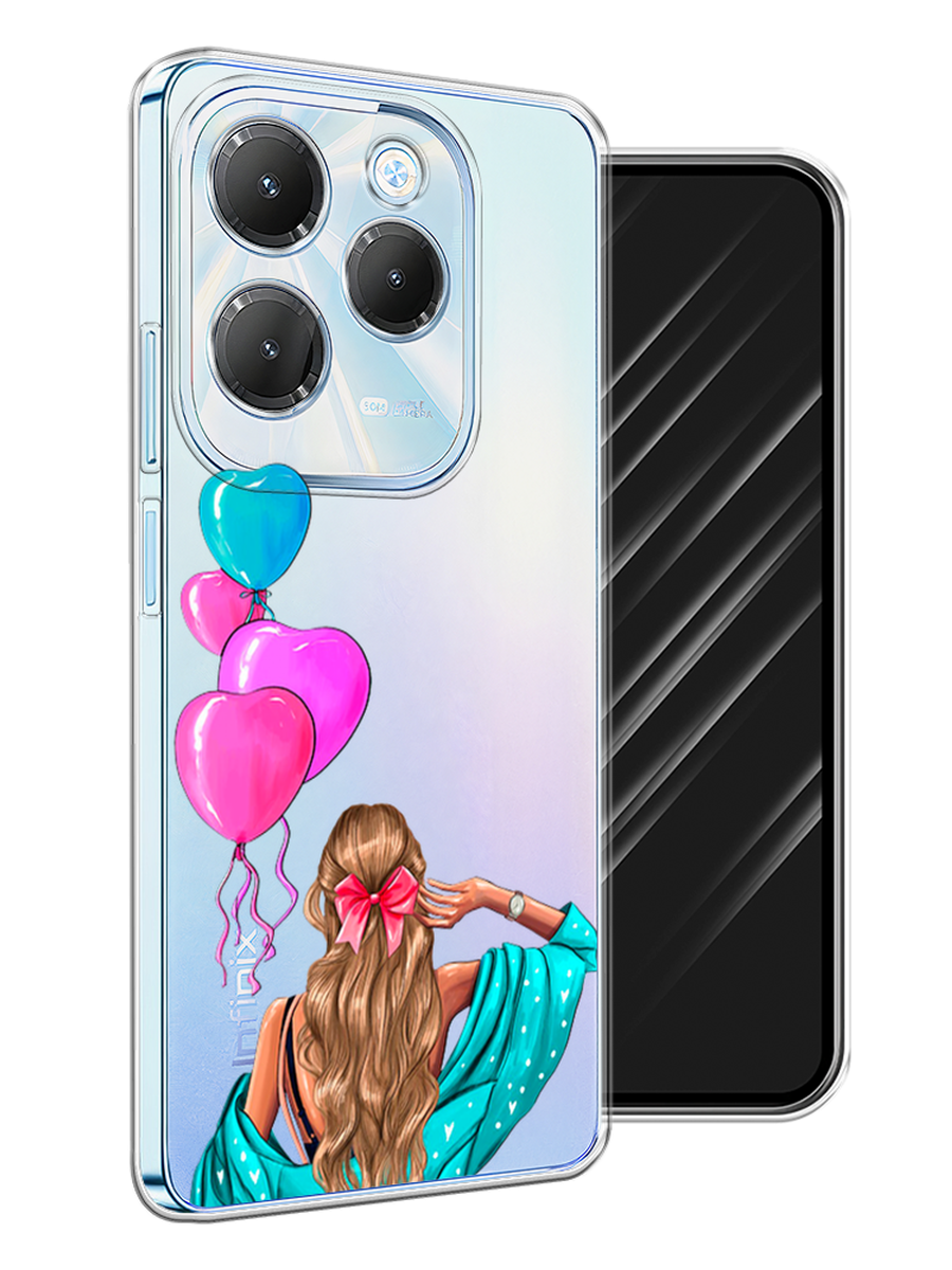

Чехол Awog на Infinix Hot 40 Pro "День Рождения", Голубой;розовый;бежевый, 3105350-1