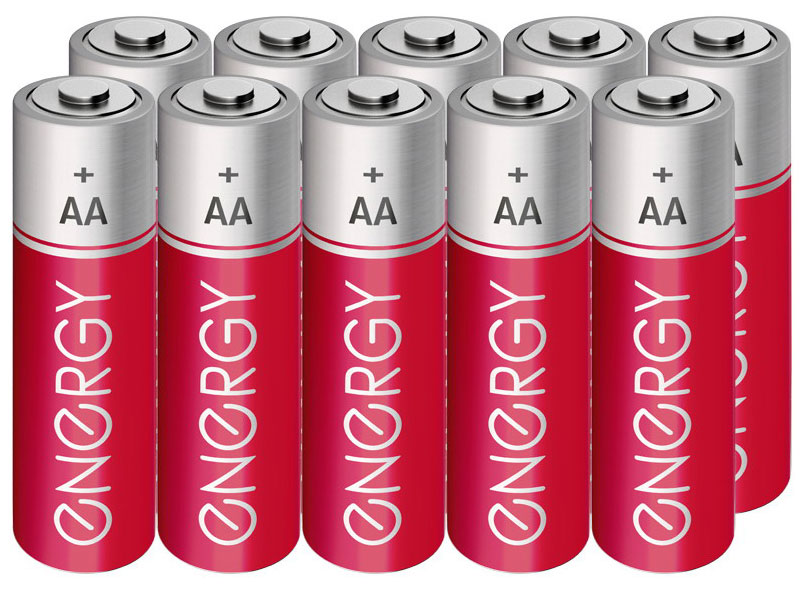 

Батарейка Energy R6/10S AА 10шт 104972, R6/10S AА 10шт 104972