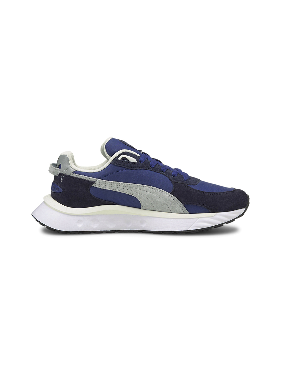 фото Кроссовки унисекс puma wild rider pickup elektro blue-peacoat синие 9 uk