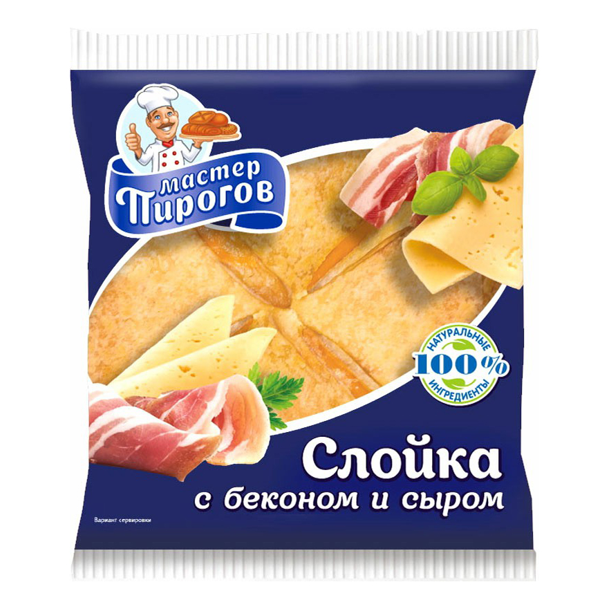 Слойка Коломенский с беконом и сыром 80 г