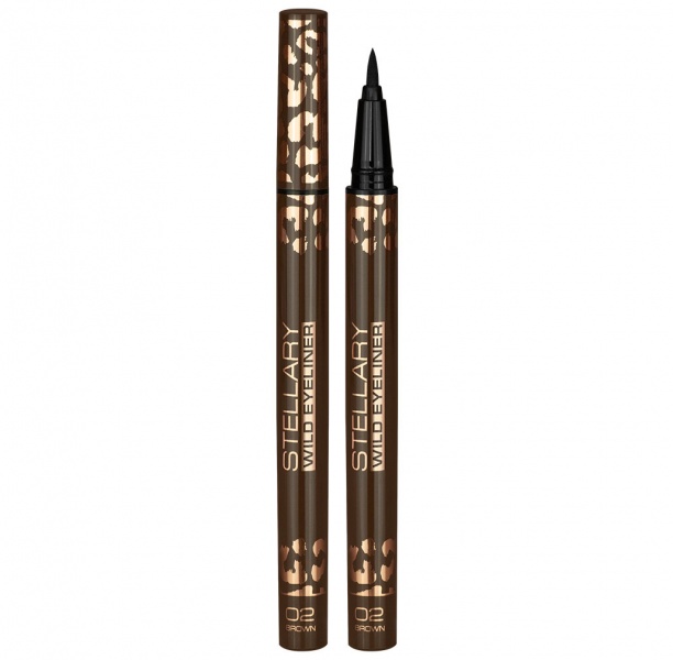 Подводка для глаз STELLARY Wild Eyeliner фетровая, тон 02, 0,8 мл