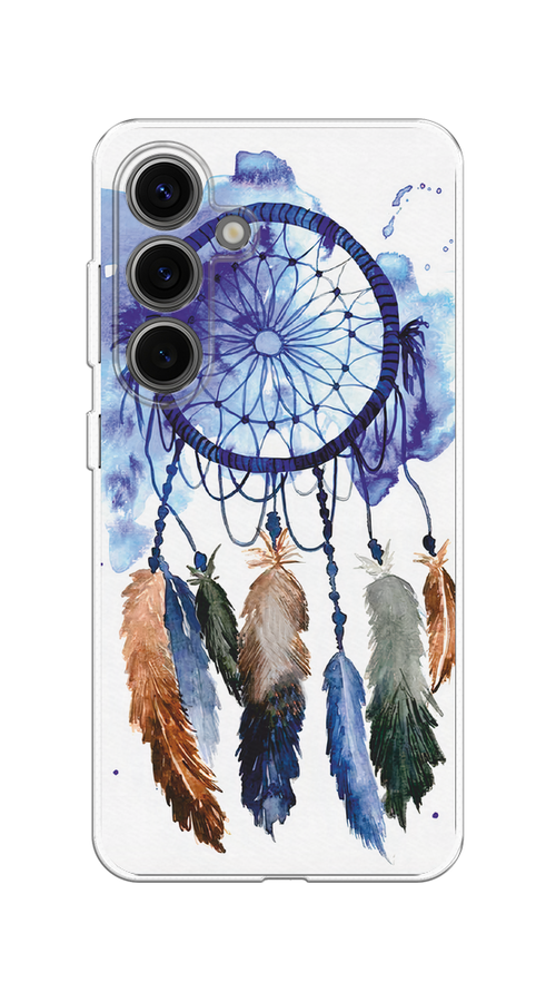 

Чехол на Samsung Galaxy S25 "Ловец снов 1", Коричневый;синий, 2110350-1