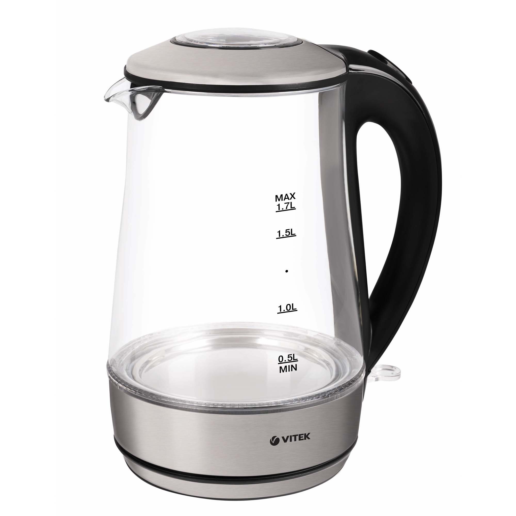

Чайник электрический VITEK VT-7082 1.7 л серебристый, VT-7082