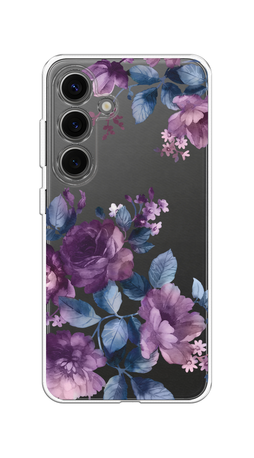 Чехол на Samsung Galaxy S25 Purple Blossoms 359₽