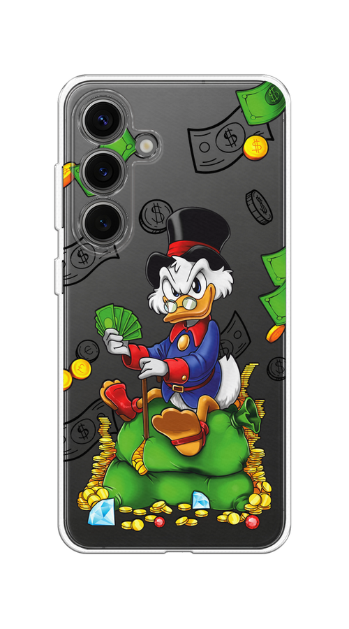 

Чехол на Samsung Galaxy S25 "Scrooge Richness", Черный;синий;зеленый, 2110350-1