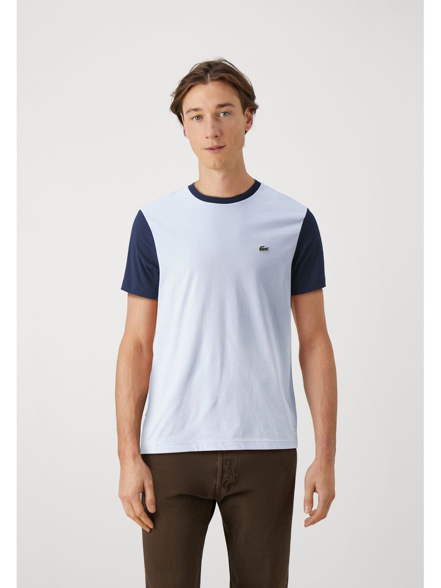 

Футболка мужская Lacoste LA221002N синяя M, Синий, LA221002N