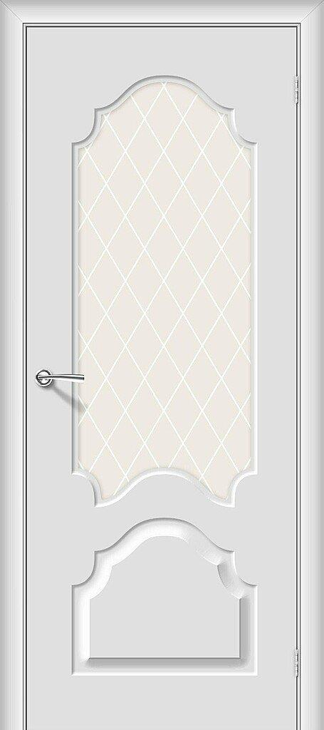 

Дверь Скинни-33 Fresco White Сrystal Браво, Bravo 200*90