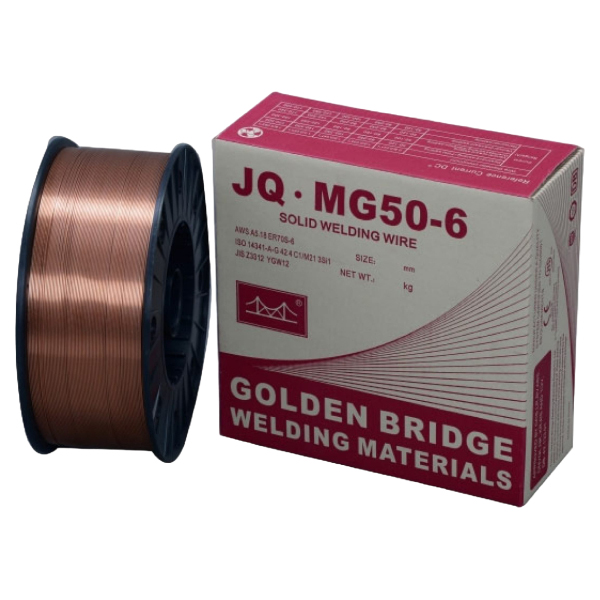 GOLDEN BRIDGE Проволока сварочная омеднённая JQ.MG50-6/ER70S-6 1,2 мм х 15кг 113 golden bridge проволока сварочная омеднённая jq mg50 6 er70s 6 1 2 мм х 15кг 113
