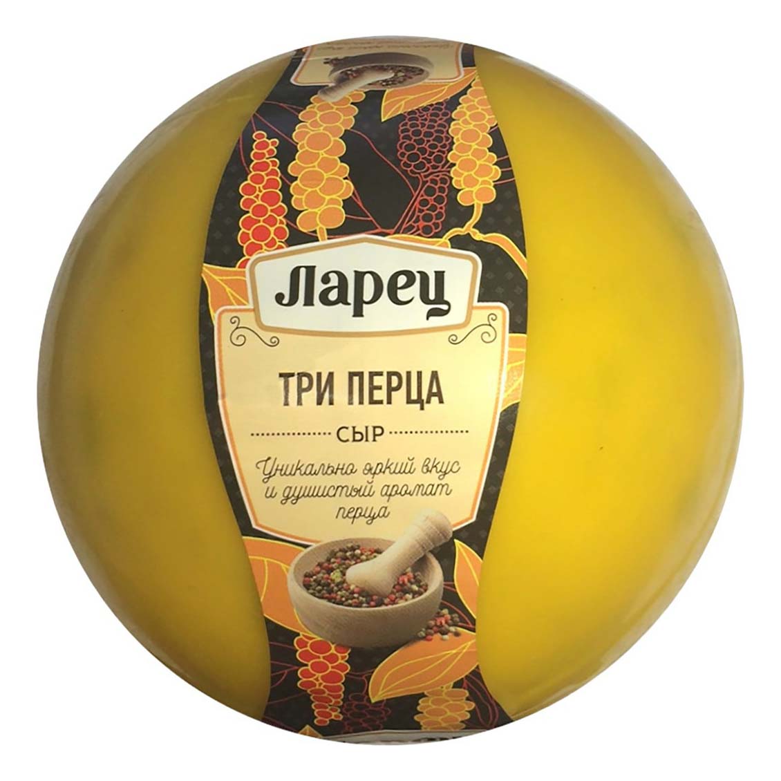 

Сыр полутвердый Ларец Три перца 50% бзмж