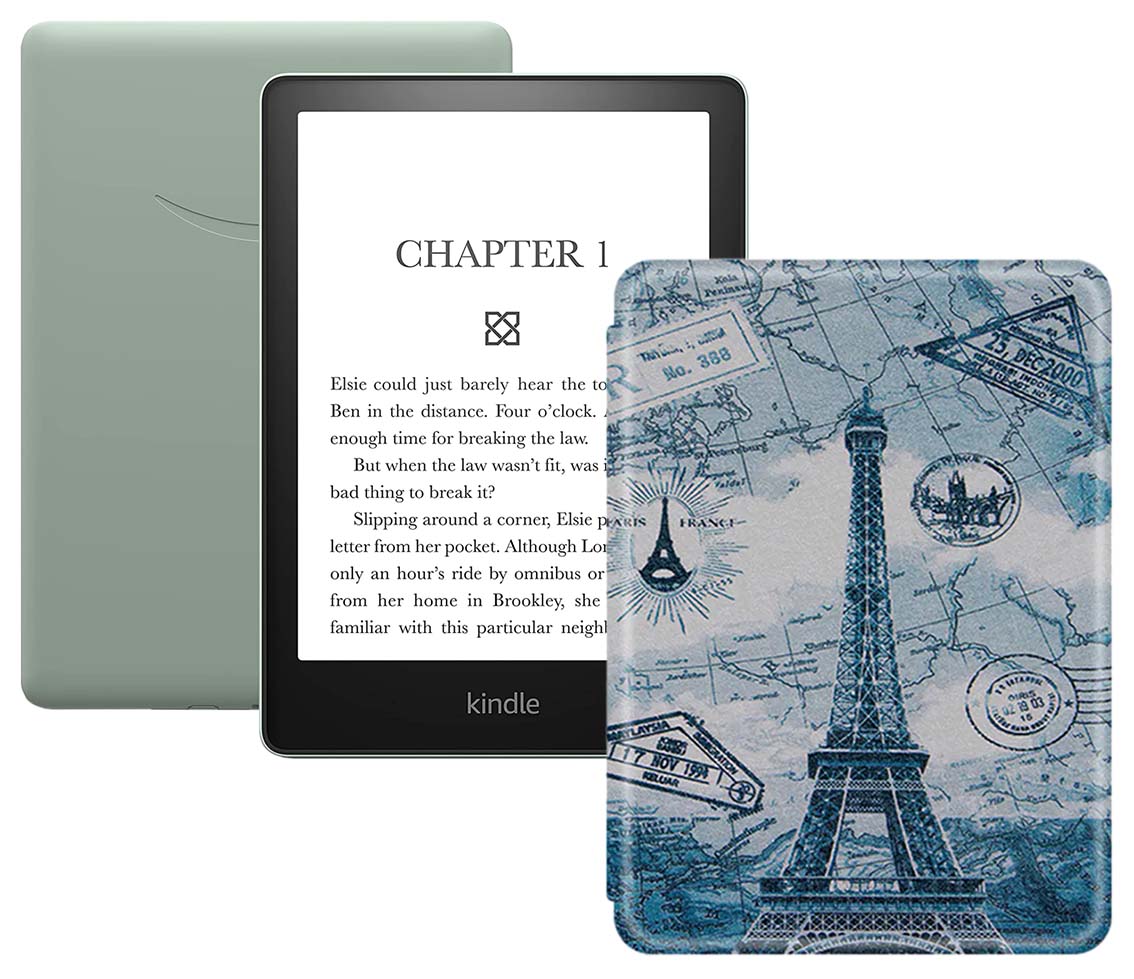 

Электронная книга Amazon Kindle PaperWhite 2021 16Gb SO Agave Green, Зеленый, Kindle PaperWhite