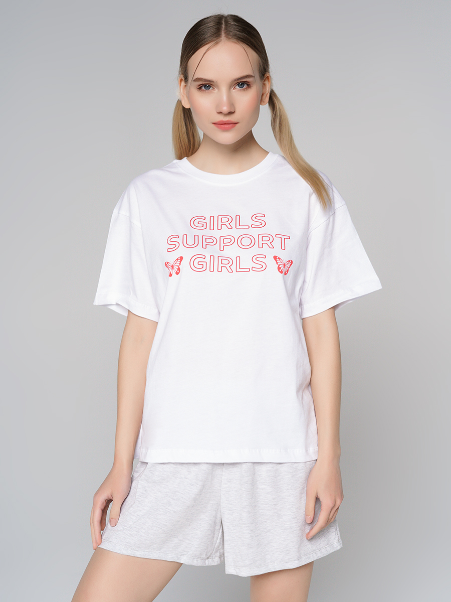 

Пижама женская ТВОЕ 86177 цв. белый р.XS, 86177