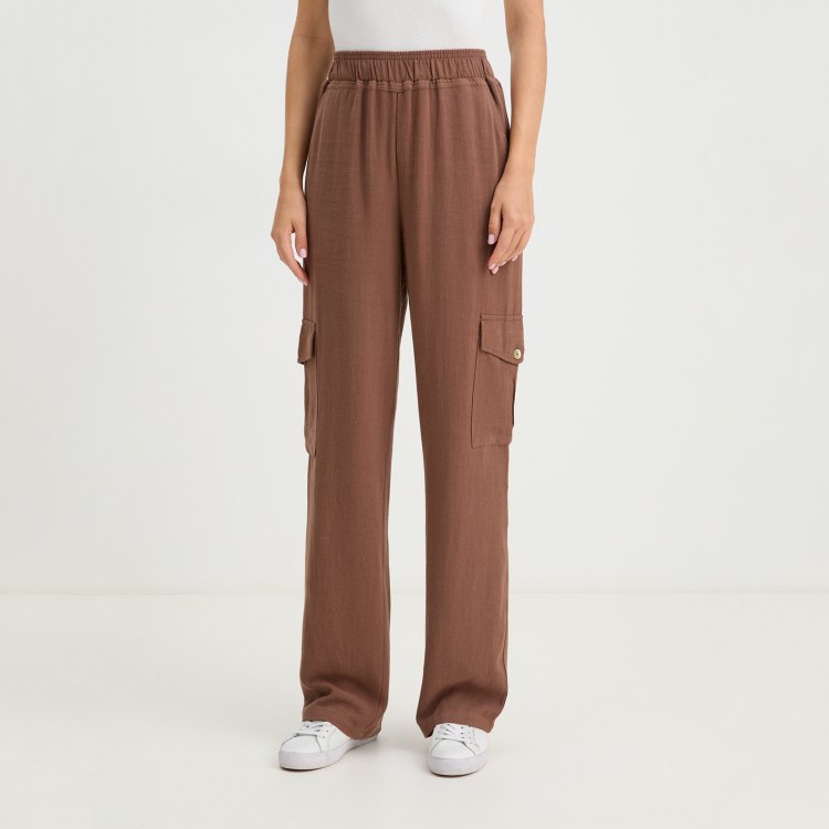 

Брюки женские Maison David BLN929 коричневые L, Коричневый, BLN929