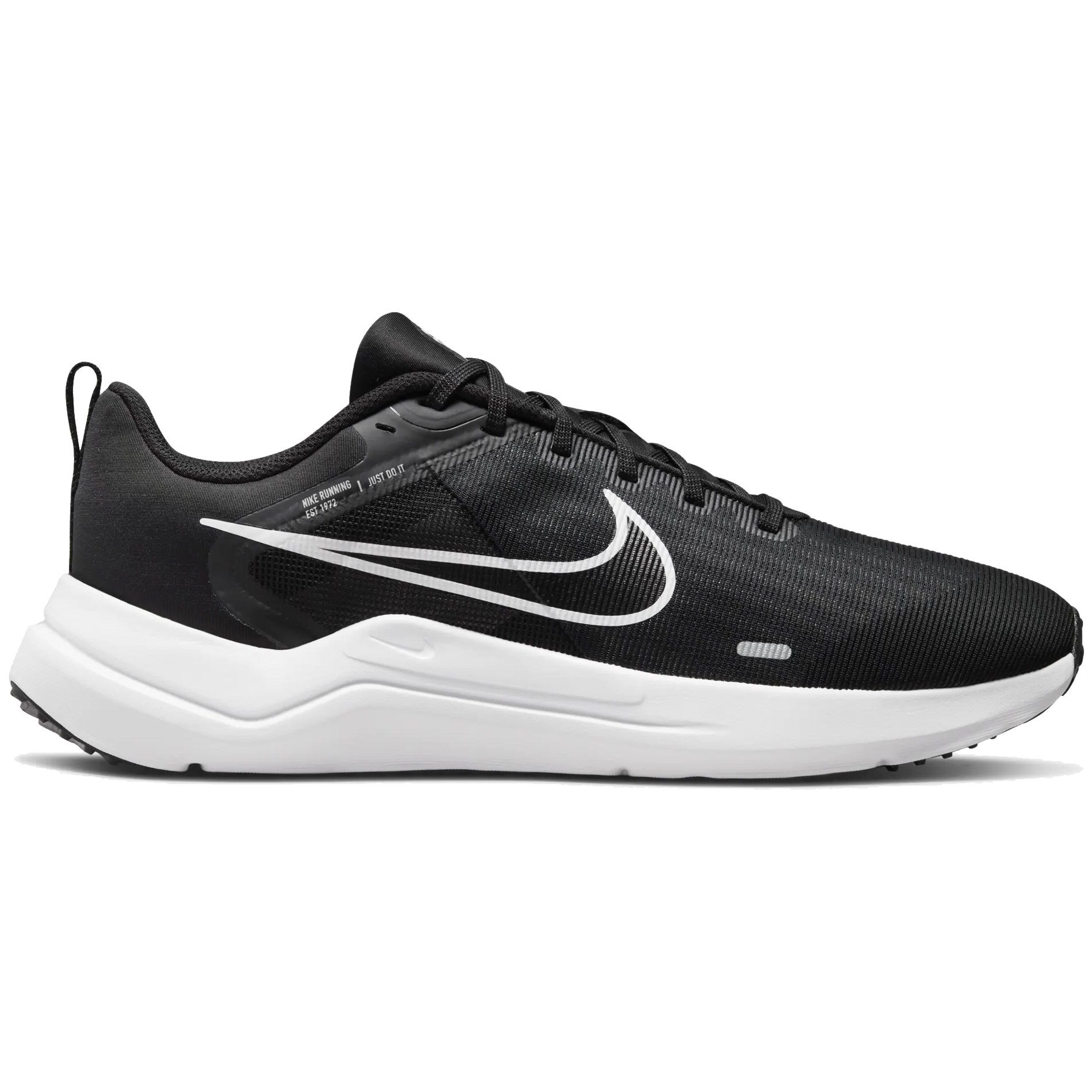 

Кроссовки мужские Nike DOWNSHIFTER 12 черные 44.5 EU, Черный, DOWNSHIFTER 12