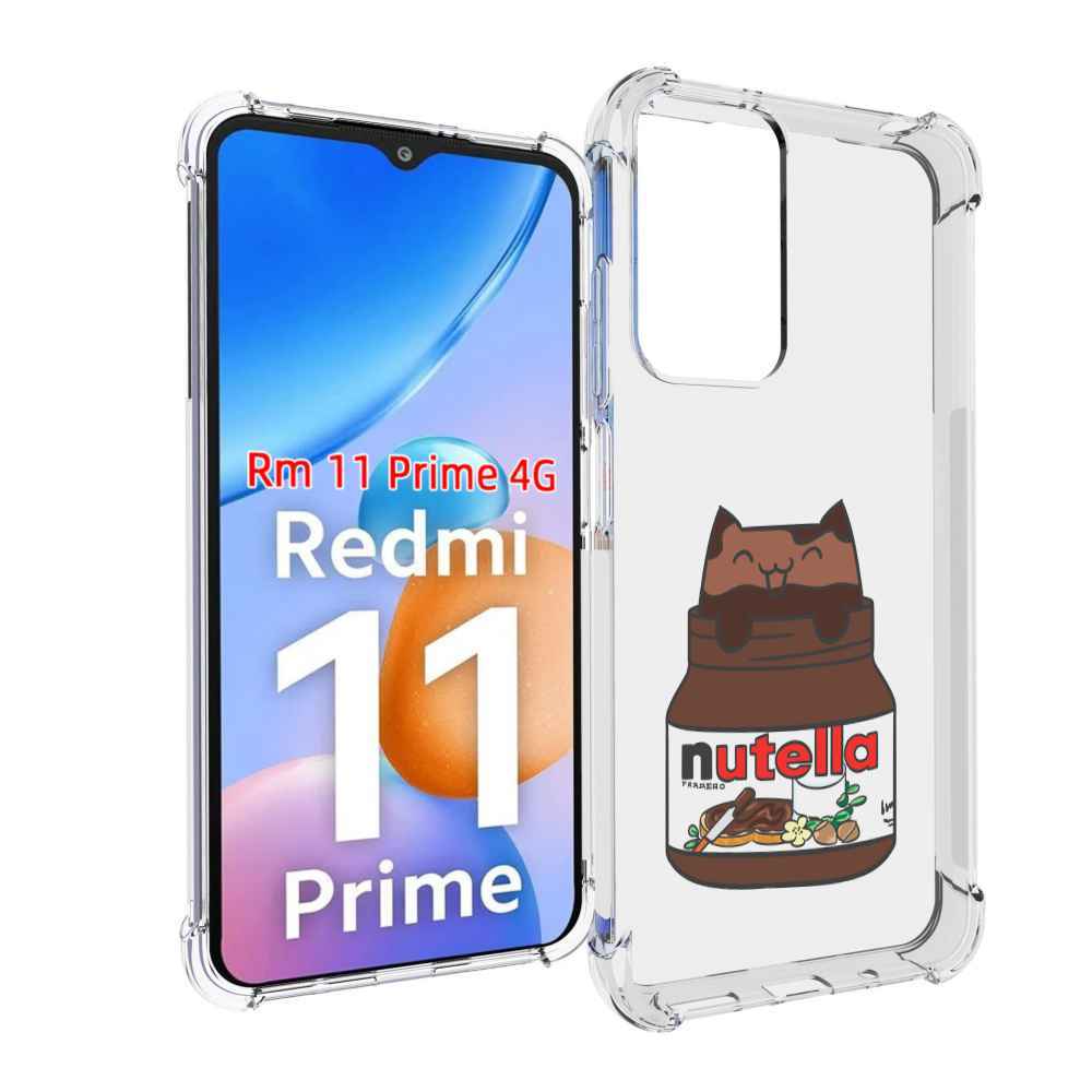 

Чехол MyPads кошечка-в-нутелле для Xiaomi Redmi 11 Prime 4G, Прозрачный, Tocco