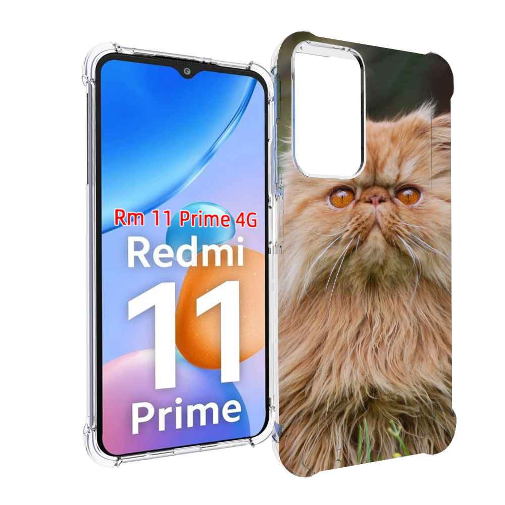 

Чехол MyPads кошка персидская для Xiaomi Redmi 11 Prime 4G, Прозрачный, Tocco