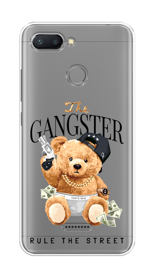 

Чехол на Xiaomi Redmi 6 "The Gangster", Бежевый;серый;черный, 33850-6