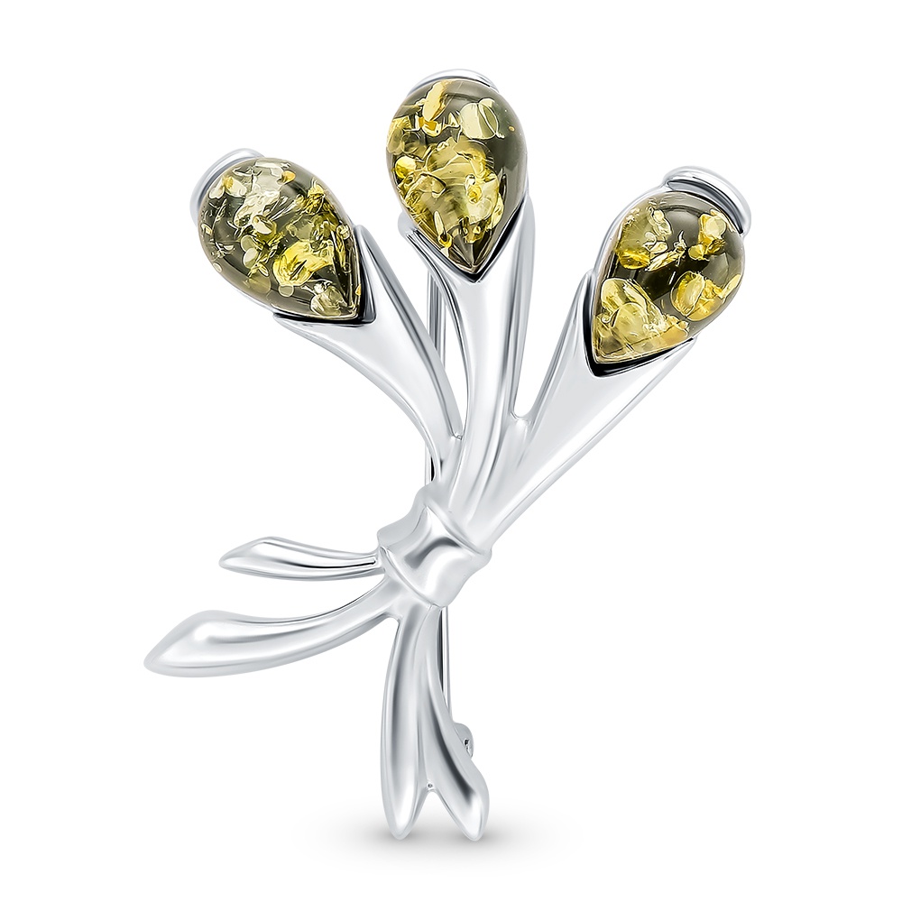 

Брошь из серебра с янтарем 585Gold 709000155, 709000155