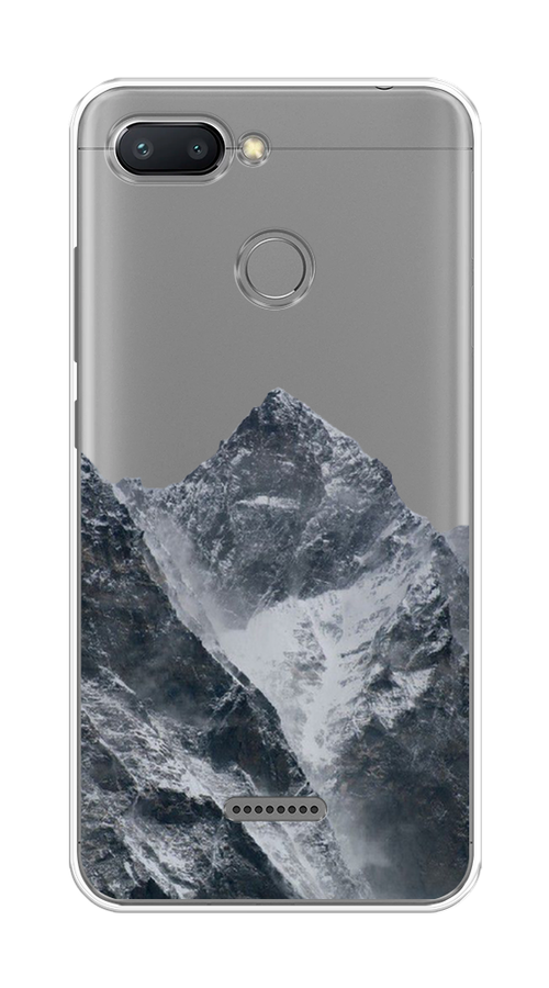 

Чехол на Xiaomi Redmi 6 "Горы арт 4", Серый;бежевый, 33850-2